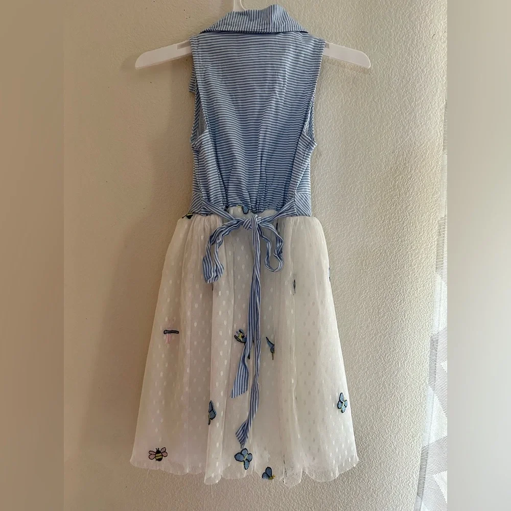 Rare Editions | Embroidered Fit and Flare Dress